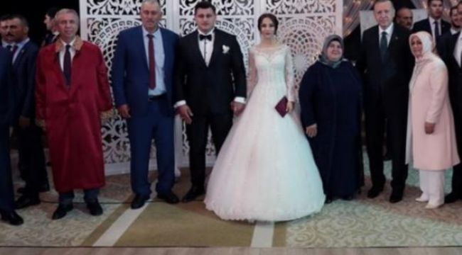 Erdoğan şahit oldu, Mansur Yavaş nikâhı kıydı
