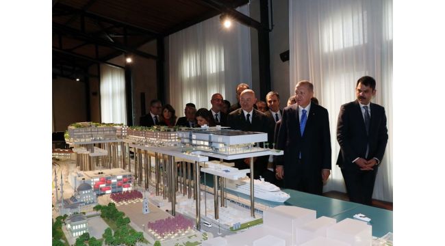 Cumhurbaşkanı Erdoğan, Galataport Projesi hakkında bilgi aldı