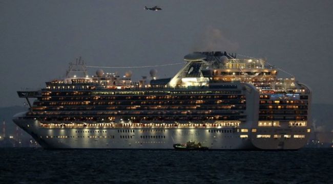 Japonya'daki yolcu gemisinde 40 corona virüsü daha tespit edildi