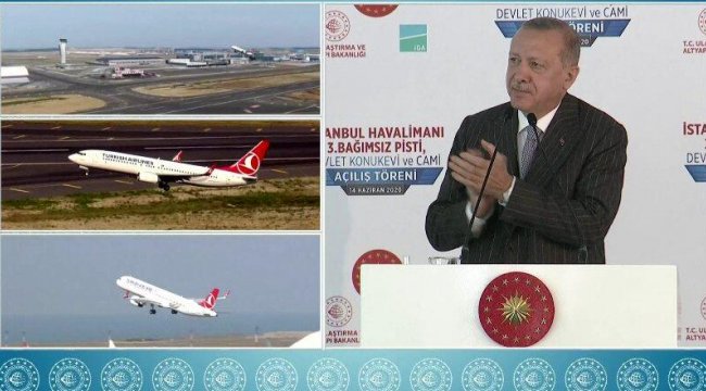 İstanbul Havalimanı'ndan ilk defa aynı anda 3 uçak havalandı Uçuş kodlarında dikkat çeken detay...