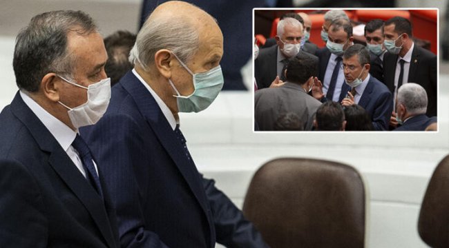 Son dakika haberi: Bahçeli uyarınca MHP'li vekil CHP'li vekillerden özür diledi
