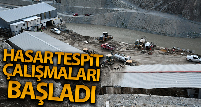 Artvin’deki sel ve heyelanın ardından hasar tespit çalışmasına başlandı