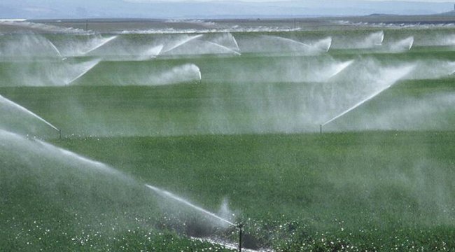 Tarımsal sulama projelerine 8,5 milyar lira kaynak ayrıldı