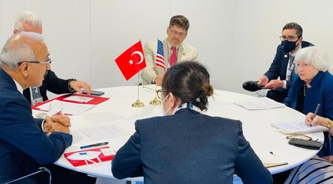 Bakan Elvan, Yellen ile görüştü