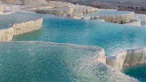 Pamukkale'yi 9 ayda 1 milyondan fazla turist gezdi