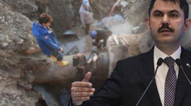 Bakan Kurum: Deprem bölgesinin yüzde 95'ine su ulaştı