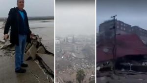 Kahramanmaraş’ta büyük yıkım! Depremin ana üssünden görüntüler... Hatay’da havalimanı pisti hasar gördü