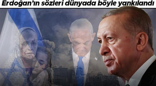 Cumhurbaşkanı Erdoğan'ın sözleri dünyada böyle yankılandı... Türk lider, 'gidici' Netanyahu'ya sordu: Nükleer bombanız var mı