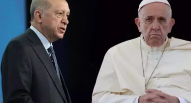 Cumhurbaşkanı Erdoğan'dan Papa Francis için taziye mesajı! Gazze vurgusu dikkat çekti