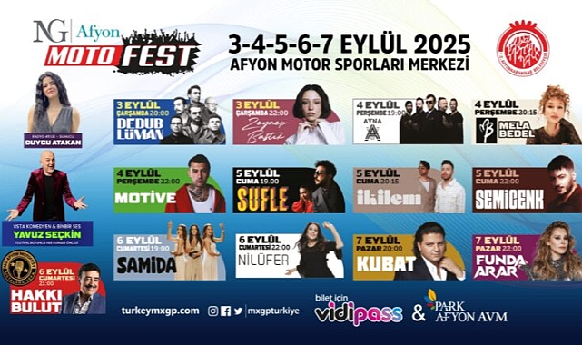 AFYON’DA EYLÜL FIRTINASI: NG AFYON MOTOFEST GELİYOR!